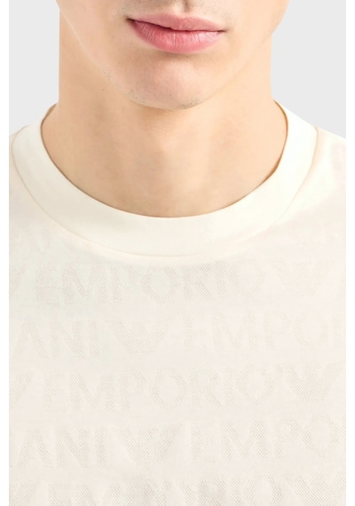 Emporio Armani Erkek T Shirt 3d1th5 1jorz 0128 Ekru