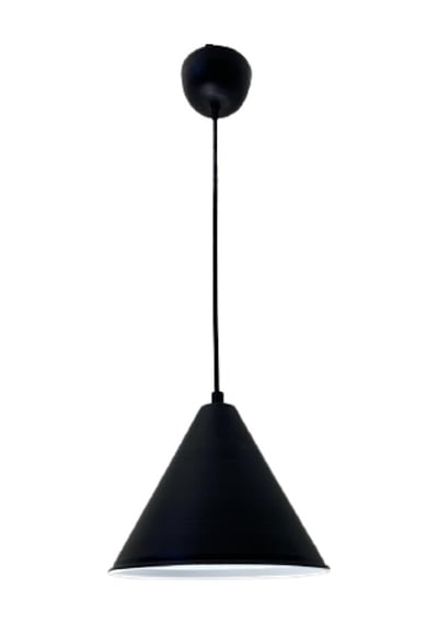 Rsylight Retro Siyah Metal Dekoratif Tekli Kafe Mutfak Aydınlatma Avize Çap:23cm-rsy0043 Beyaz