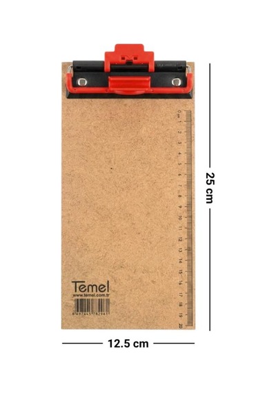 Temel 1/3 A4 Ahşap Sekreterlik Otomatik Mekanizmalı Kalem Tutma Aparatlı