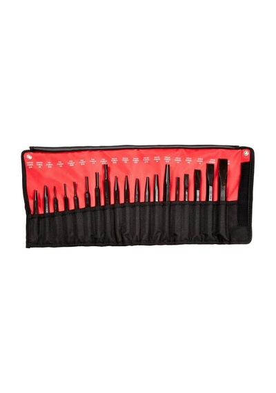 Tools 61019 Zımba Ve Keski Seti, Siyah Oksit Kaplama, 19 Parça