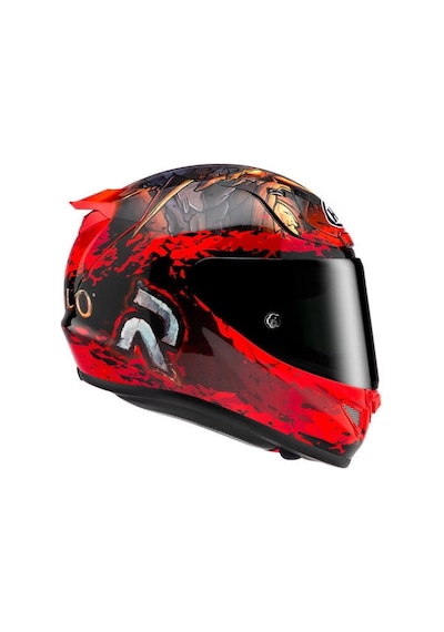 Hjc Rpha12 Diablo Blizzard MC1 Kapalı Motosiklet Kaskı Kırmızı Siyah
