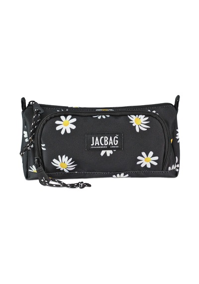 Jacbag Prime Xl-lastik Ayraçlı İki Bölmeli Kalem Kutusu Prime Xl-papatya renkli