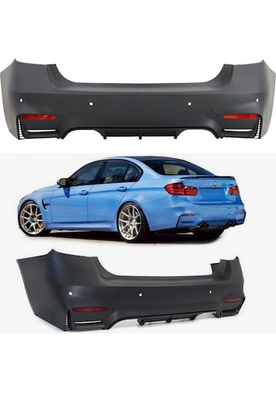 Bmw 3 Serisi F30 M3 Arka Tampon Komple Set 2012- 2017 Arası Uyumlu