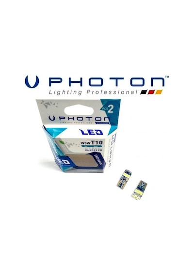 Photon Ph7023 12v T10 Dipsiz Ampul 15 Led 2 Li Set - Beyaz Işık