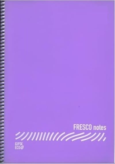 Gıpta Fresco Spiralli Plastik Kapak Defter A4 72 Yp Çizgili Mor