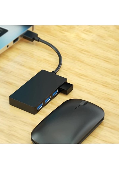 Type-c To 4 Port Usb 3.0 Hub İnce Tasarım 5gbps Yüksek Hızlı Super Speed Type-c Çıkışlı Usb 3.0 Girişli Çokl