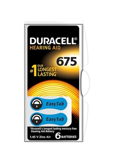 DURACELL 675 NO KULAKLIK PİLİ 6LI PAKET