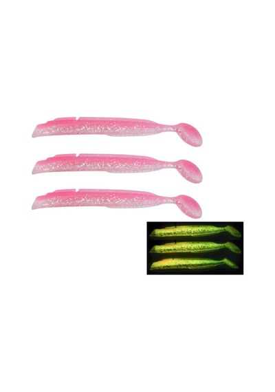 Fujin Salt Eel Body 10cm x3 Silikon Yem Gövde