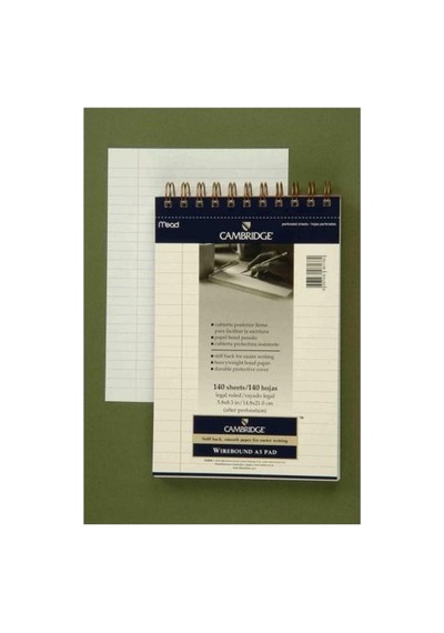 Mead Defter Cambridge A5 Beyaz 140 Yp. Çiz M143848 Çok Renkli