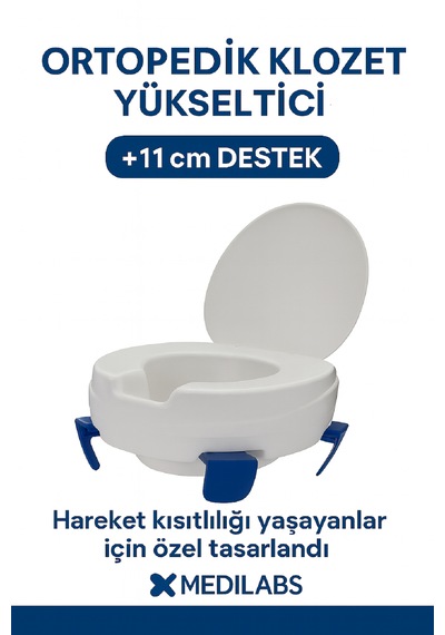 Klozet Yükseltici Tuvalet Yükseltici Tuvalet Oturma Desteği Klozet Yükseltici Aparat Beyaz