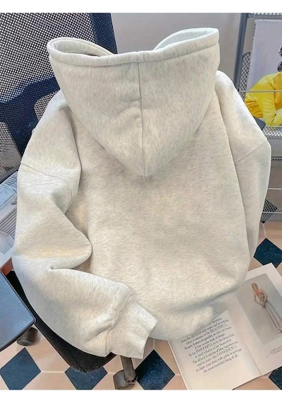 Startmore Moosta Plus-size Women's Cat Paw And Face Print Warm Drawstring Hoodie Fall Cloth For W Çok Renkli