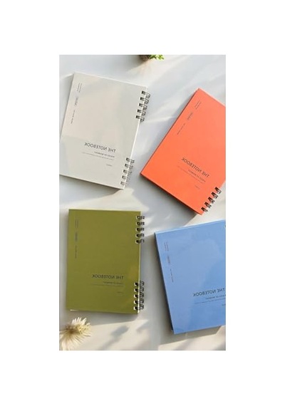 A5 Çizgisiz Defter, 80 Yaprak, 4 Renk Seçeneği İle