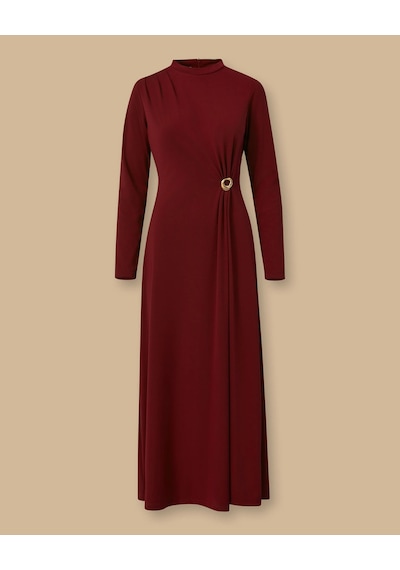 Scl Kadın Elbise 10002611311039 Bordo