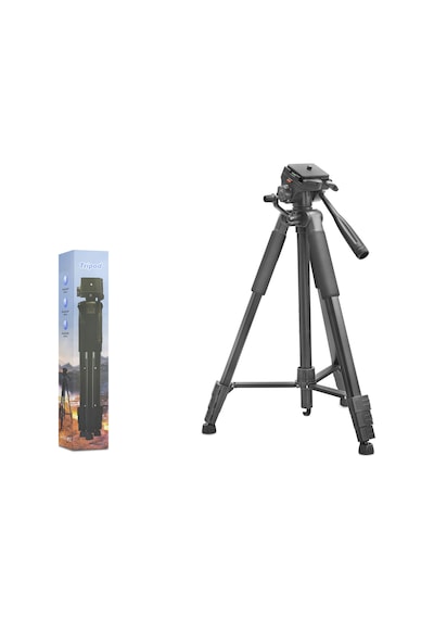 Nodar Nd1044 Telefon Tripodu Ayarlanabilir Kollu 4 Kademeli 205 Cm - Siyah