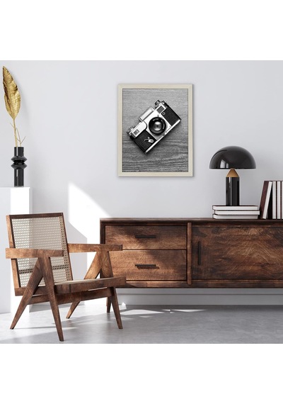 Cilalı Pleksiglaslı 16x20 Resim Çerçevesi - Epik Koleksiyon - Ahşap Galeri Duvar Çerçeveleri - Duvar Ekranı İçin Geniş Fotoğraf Çerçevesi - Açık Ahşap