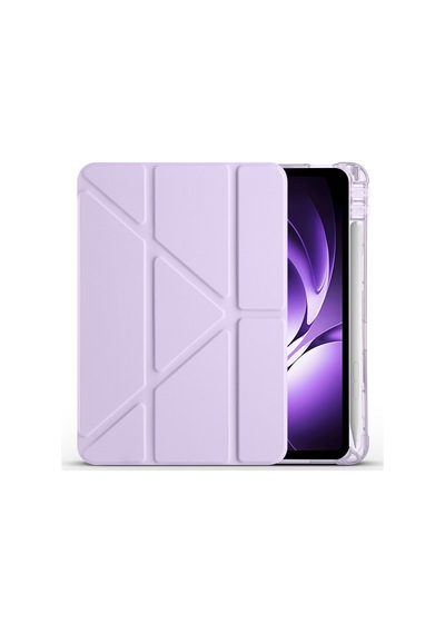 Xiaomi Redmi K Pad Kılıf Zore Tri Folding Kalem Bölmeli Standlı Kılıf Arka Kapak