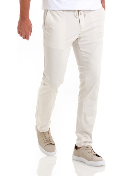 Hatemoğlu Taş Regular Fit Düz Yandan Cep Pamuklu Jogger Kanvas Pantolon 29261024c003 Taş