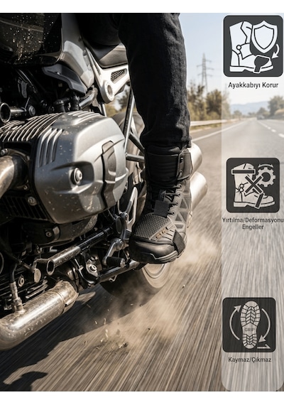 Beylini Kauçuk Vites Pedi Vites Değiştirme Pedi Motosiklet Ayakkabı Bot Koruyucu Koruma Pedi Siyah Renk Ayarlanabilir Boyut
