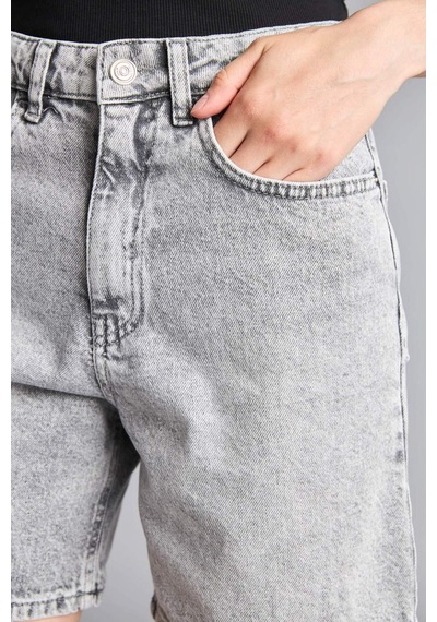 Defacto Jean Bermuda Şort H0663ax26hsnm55 Gri-nm55