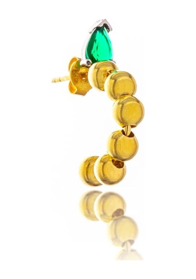 Show Must Go On Gümüş Küpe-392 Gold