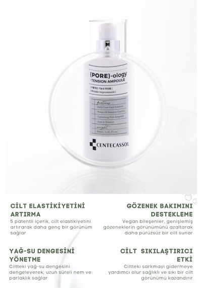 Centecassol Gözenek Sıkılaştırıcı Ampul Serum 30 ML