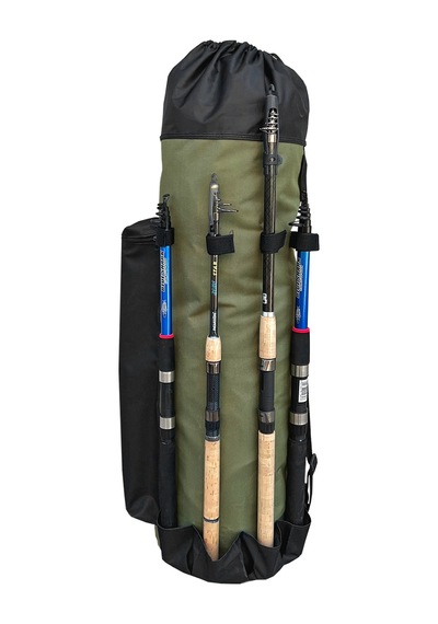 Euro Fish Kamış Çantası Boru Tipi Siyah-haki 80 Cm 38004