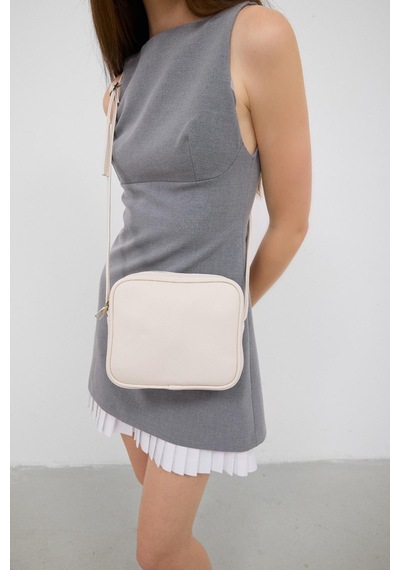 Shule Bags Lina Çapraz Çanta Krem Krem