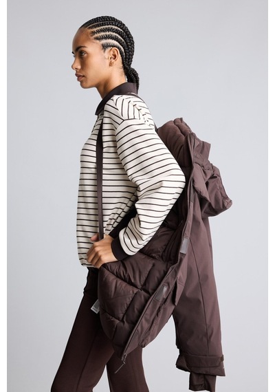 Defacto Beli Büzgülü Regular Fit Kapüşonlu Parka H6148ax26aubn192 Kahve-bn192