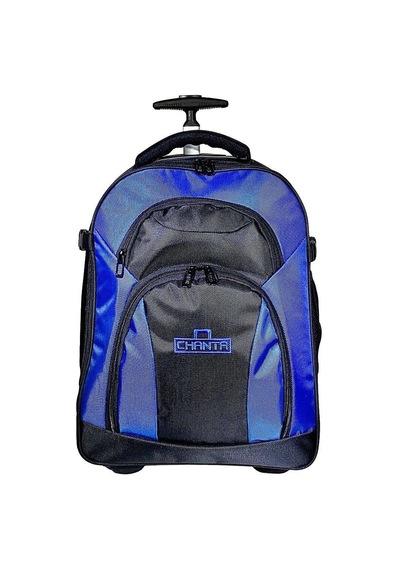 Chanta Tc620 Sırt Ve Çekçekli Takım Çantası 49x36x26cm - Su Geçirmez Polyester Denim Kumaş