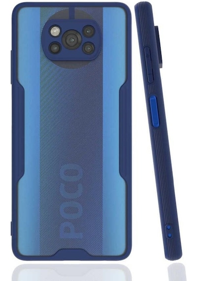 Xiaomi Poco X3 Kılıf ​​Kamera Korumalı Arkası Şeffaf Silikon