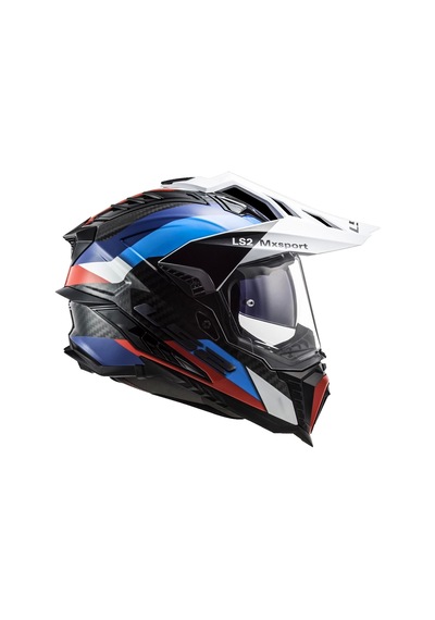 Ls2 Explorer C Karbon Frontıer Tıtanıum- Kask Sıyah-mavı
