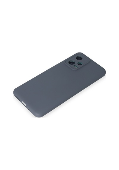 Xiaomi Redmi Note 12 5g Uyumlu Kılıf Nano İçi Kadife Silikon - Gri