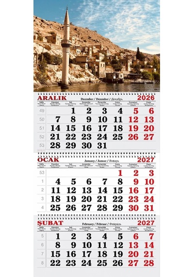 2027 Yılı Gemici Takvimi----halfeti Savaşan Köyü Şanlıurfa