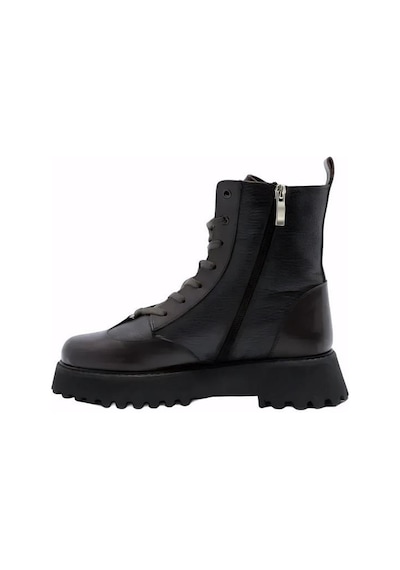 Poletto Hakiki Deri Sıyah Bot Düz 6574 17 Bfl S-889 Siyah