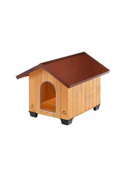 Domus Ahşap Köpek Kulübesi Medium 70x83x67 Cm Çok Renkli