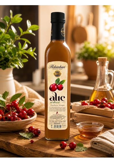 Hekimhan Bitkisel Alıç Sirkesi Cam 500 ML