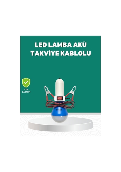 Muratech Aküden Çalışan 12v Led Ampul 203749 Taşınabilir Kullanım