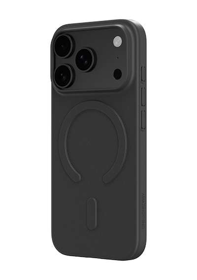 Apple iPhone 18 Pro Max Uyumlu Kılıf M-safe Şarj Özellikli Amazingthing Minimal Air Serisi Kapak Siyah