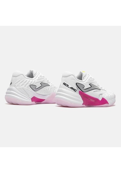 Joma Trollw2602ac Roland Sert & Toprak Kort Kadın Tenis Ayakkabısı - Beyaz/pembe