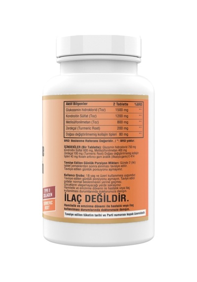Glucosamine Chondroitin Msm 180 Tablet X 3 Kutu Glukozamin
