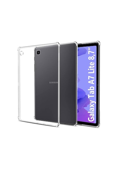 Samsung Galaxy Tab A7 Lite 8.7" T220/t225/t227 Uyumlu Arka Şeffaf Kılıf, Ultra İnce Silikon Ve Darbeye Dayanıklıdır
