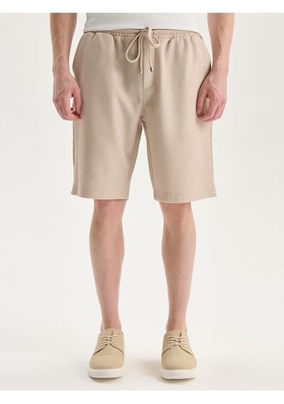 Lcw Vision Bej Slim Fit Erkek Şort