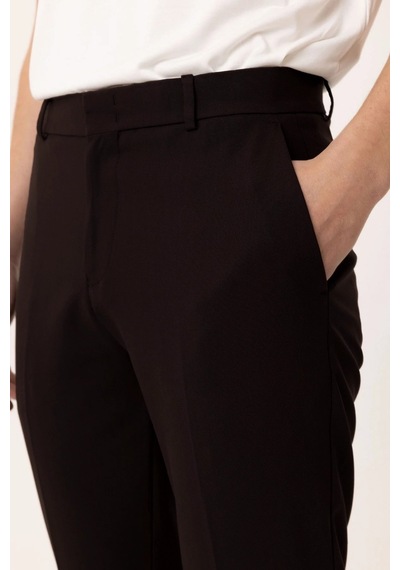 Antioch Slim Fit Comfort Erkek Pantolon Koyu Kahve