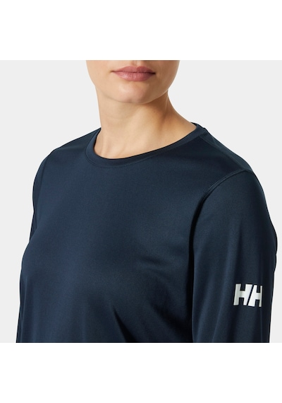 Helly Hansen W Hh Tech Crew Ls 2.0 Uv Üst Kadın Sweatshirt-32404 Lacivert