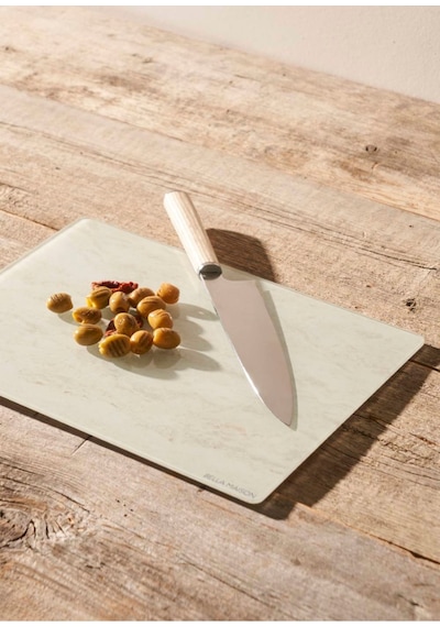 Bella Maison MarCam Kesme Tahtası Ekru 35x25 Cm Ekru