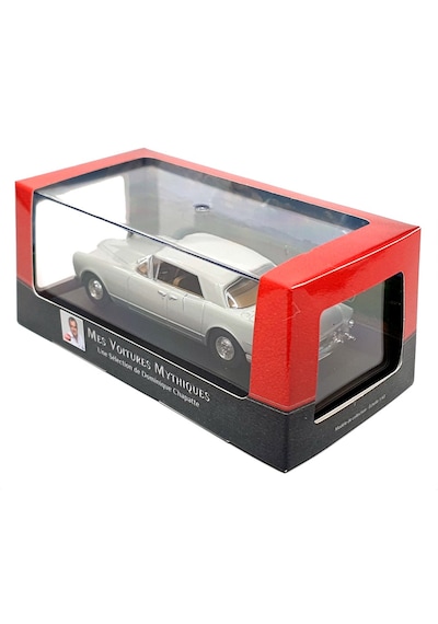 1:43 Ölçek Atlas 1970 Renault 12 - White Diecast Metal Minyatür Model Araba 10cm