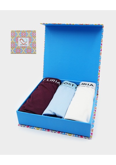 Gost Liria -mood Erkek Boxer 3 Lü Paket Çok Renkli Çok Renkli