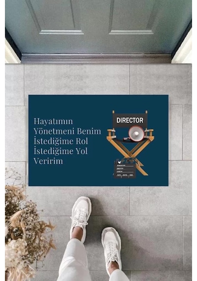 Dijital Baskı Kişiye Özel İç Kapı Dekorasyon Paspas Ps11207 Renkli