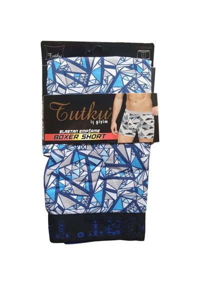 Tutku Erkek Elas Emp Spor Boxer 6'lı Kombin Kombin