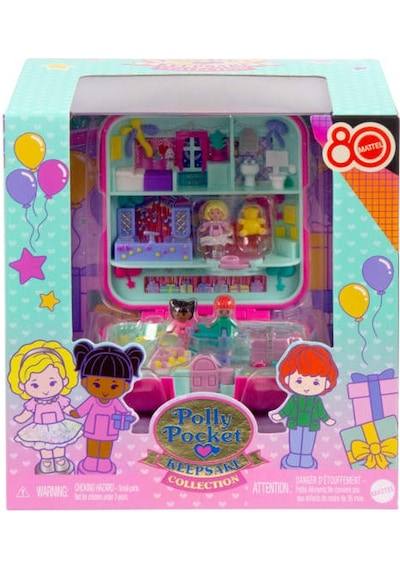 Polly Pocket - Mattel 80. Yıl Özel Nostaljik Kompakt Oyun Seti